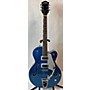 Used Gretsch Guitars Used Gretsch Guitars G5420T Electromatic Metallic Blue Hollow Body Electric Guitar Metallic Blue