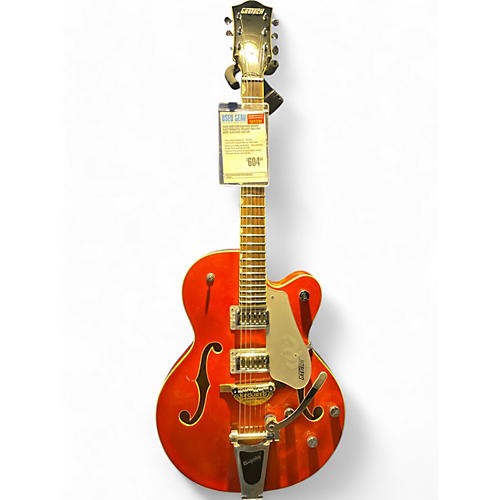 Gretsch Guitars Used Gretsch Guitars G5420T Electromatic Orange Hollow Body Electric Guitar Orange