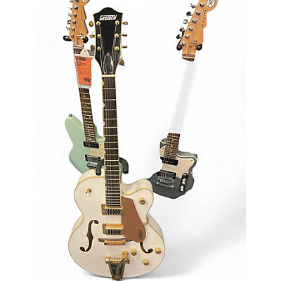 Gretsch Guitars Used Gretsch Guitars G5420T Electromatic WHITE AND GOLD Hollow Body Electric Guitar