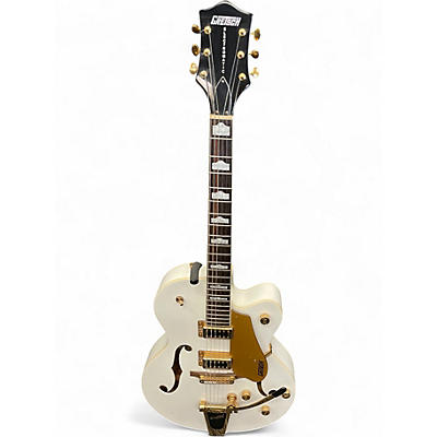 Used Gretsch Guitars G5420T Electromatic WHITE AND GOLD Hollow Body Electric Guitar