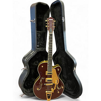 Used Gretsch Guitars G5420TG Electromatic 135th Anniversary LTD  Dark Cherry Metallic on Casino Gold Hollow Body Electric Guitar