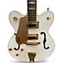 Used Gretsch Guitars G5422GLH White Acoustic Electric Guitar White