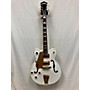 Used Gretsch Guitars Used Gretsch Guitars G5422GLH White Hollow Body Electric Guitar White