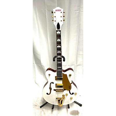 Gretsch Guitars Used Gretsch Guitars G5422T Electromatic Crest White Hollow Body Electric Guitar