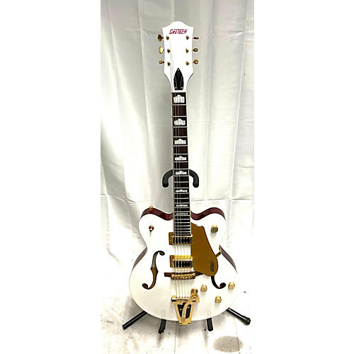 Gretsch Guitars Used Gretsch Guitars G5422T Electromatic Crest White Hollow Body Electric Guitar Crest White