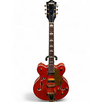 Gretsch Guitars Used Gretsch Guitars G5422T Electromatic Orange Hollow Body Electric Guitar