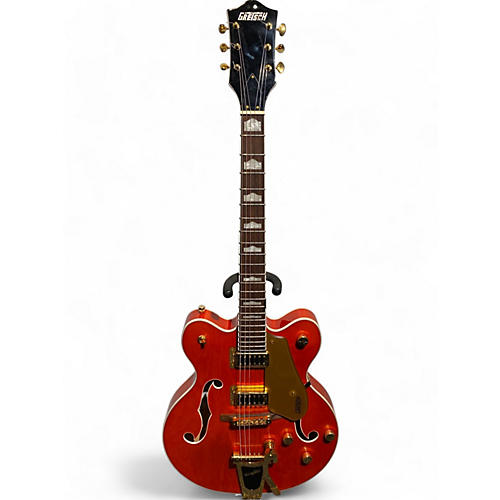 Gretsch Guitars Used Gretsch Guitars G5422T Electromatic Orange Hollow Body Electric Guitar Orange