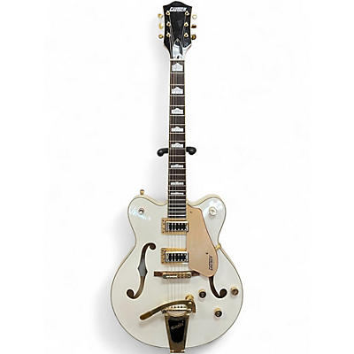 Used Gretsch Guitars G5422TG ELECTROMATIC WHITE AND GOLD Hollow Body Electric Guitar
