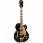 Used Gretsch Guitars G5427TG Black and Gold Hollow Body Electric Guitar Black and Gold