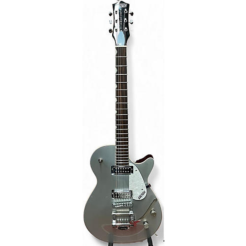 Gretsch Guitars Used Gretsch Guitars G5435T Electromatic Pro Jet Bigsby Silver Sparkle Hollow Body Electric Guitar Silver Sparkle