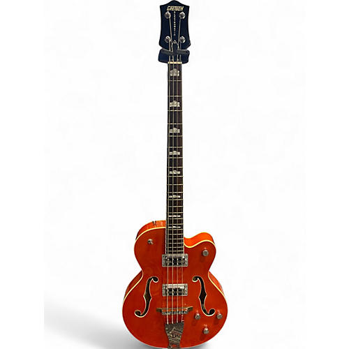 Used Gretsch Guitars G5440B Orange Electric Bass Guitar Orange