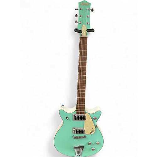 Used Gretsch Guitars G5448 Two Tone Electromatic Double Jet Surf Green Solid Body Electric Guitar Surf Green