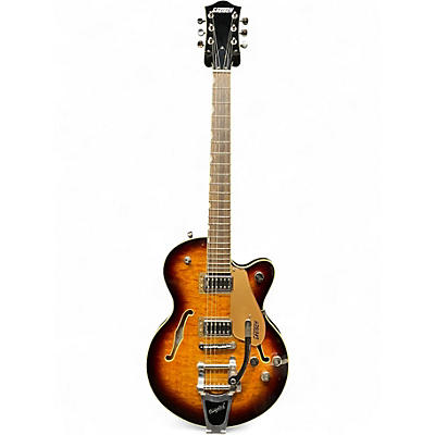 Used Gretsch Guitars G5655T-QM Electromatic Center Block Jr. Single-Cut Quilted Maple Sweet Tea Hollow Body Electric Guitar