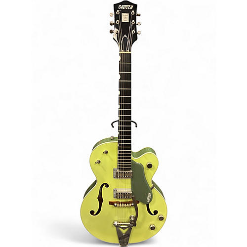 Used Gretsch Guitars G6118T 130th Anniversary Jr Green Hollow Body Electric Guitar Green