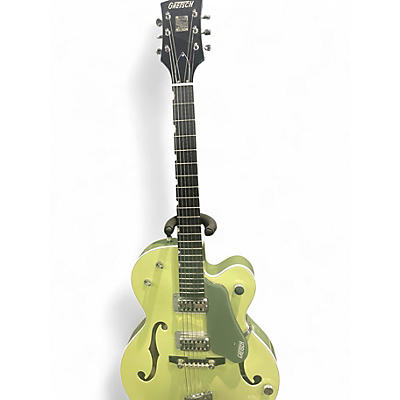 Used Gretsch Guitars G6118T 130th Anniversary Jr Green Hollow Body Electric Guitar