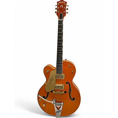 Used Gretsch Guitars G6120-1959LTV Chet Atkins Signature Left Handed Orange Hollow Body Electric Guitar