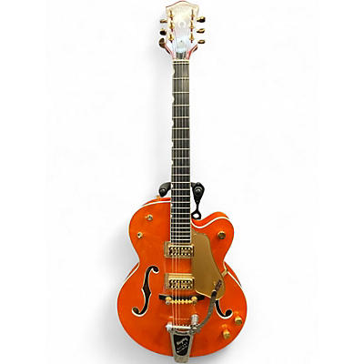 Used Gretsch Guitars G6120-60 Chet Atkins Signature Orange Hollow Body Electric Guitar