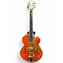 Used Gretsch Guitars G6120-60 Chet Atkins Signature Orange Hollow Body Electric Guitar Orange