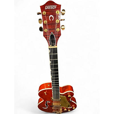Used Gretsch Guitars G6120 Chet Atkins Signature TIGERFLAME MAPPLE Hollow Body Electric Guitar