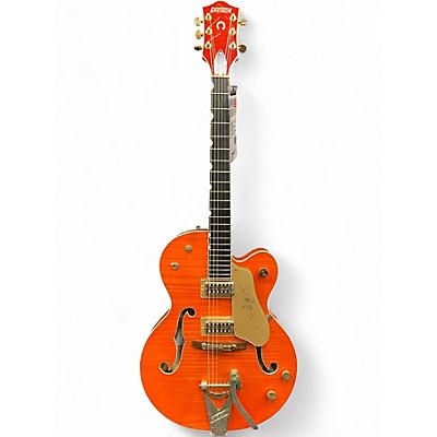 Used Gretsch Guitars G6120 Chet Atkins Signature Trans Orange Hollow Body Electric Guitar