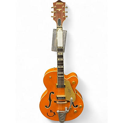 Used Gretsch Guitars G6120 Chet Atkins Signature Trans Orange Hollow Body Electric Guitar