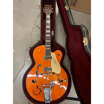 Gretsch Guitars Used Gretsch Guitars G6120DSW Orange Hollow Body Electric Guitar