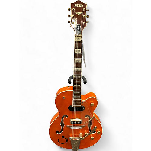 Used Gretsch Guitars G6120EC Eddie Cochran Signature Trans Orange Hollow Body Electric Guitar Trans Orange