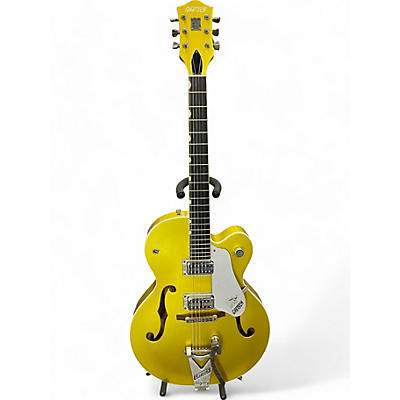 Gretsch Guitars Used Gretsch Guitars G6120SHLTV LIME GOLD Hollow Body Electric Guitar