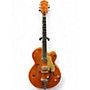 Used Gretsch Guitars G6120SS Brian Setzer Signature Orange Hollow Body Electric Guitar Orange