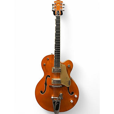 Used Gretsch Guitars G6120SSLVO Brian Setzer Signature Amber Hollow Body Electric Guitar