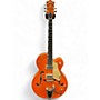 Used Gretsch Guitars G6120SSLVO Brian Setzer Signature Amber Hollow Body Electric Guitar Amber