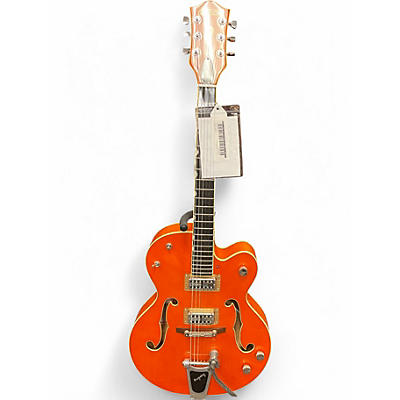 Used Gretsch Guitars G6120SSLVO Brian Setzer Signature Orange Hollow Body Electric Guitar