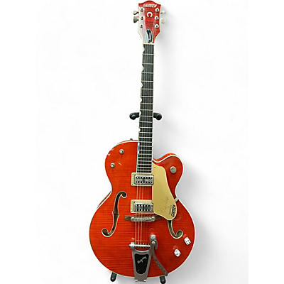 Gretsch Guitars Used Gretsch Guitars G6120SSU Brian Setzer Signature Orange Hollow Body Electric Guitar