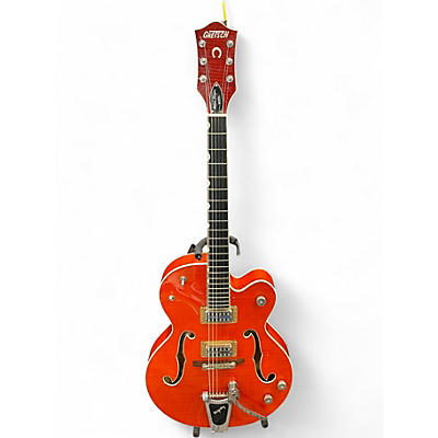 Used Gretsch Guitars G6120SSU Brian Setzer Signature Orange Hollow Body Electric Guitar
