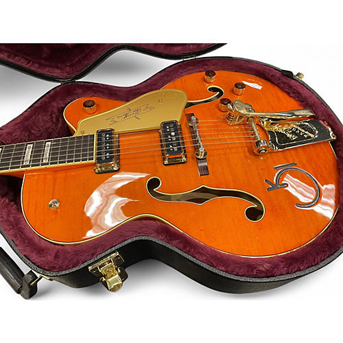 Used Gretsch Guitars G6120T-55VS CHET ATKINS Amber Hollow Body Electric Guitar Amber