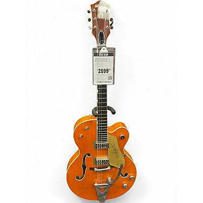 Used Gretsch Guitars G6120T-59V Orange Hollow Body Electric Guitar