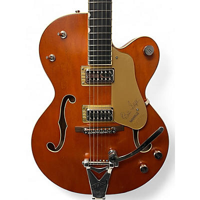 Used Gretsch Guitars G6120T BNSV Brian Setzer Signature Smoke Orange Hollow Body Electric Guitar