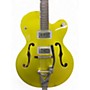 Used Gretsch Guitars G6120T-HR Brian Setzer Signature Hot Rod Lime Gold Hollow Body Electric Guitar Lime Gold