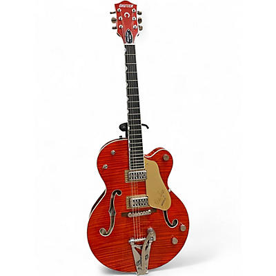 Used Gretsch Guitars G6120TFM-BSNV-ORG Brian Setzer Signature Nashville FLAME MAPLE ORANGE Hollow Body Electric Guitar