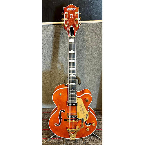 Gretsch Guitars Used Gretsch Guitars G6120TG-DS Players Edition Nashville Roundup Orange Hollow Body Electric Guitar Roundup Orange