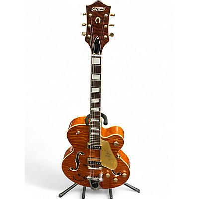 Used Gretsch Guitars G6120TGQM 56 Limited Edition Chey Atkins Roundup Orange Hollow Body Electric Guitar