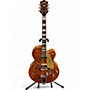 Used Gretsch Guitars Used Gretsch Guitars G6120TGQM 56 Limited Edition Quilt Chet Atkins Roundup Orange Hollow Body Electric Guitar Roundup Orange