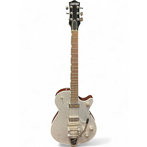 Used Gretsch Guitars G6129 PLAYERS EDITION DUO JET Silver Sparkle Solid Body Electric Guitar Silver Sparkle
