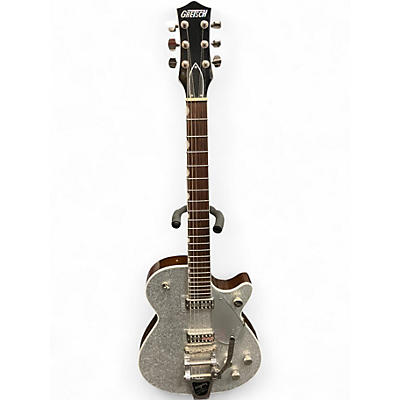 Used Gretsch Guitars G6129T-1957 1957 Reissue Silver Jet Bigsby Silver Sparkle Solid Body Electric Guitar