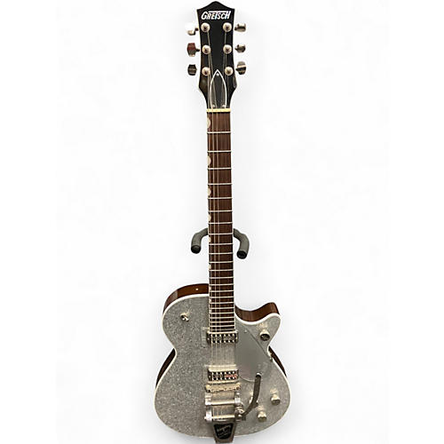 Used Gretsch Guitars G6129T-1957 1957 Reissue Silver Jet Bigsby Silver Sparkle Solid Body Electric Guitar Silver Sparkle