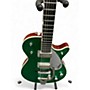 Used Gretsch Guitars G6129T Jet Bigsby GREEN SPARKLE Solid Body Electric Guitar GREEN SPARKLE