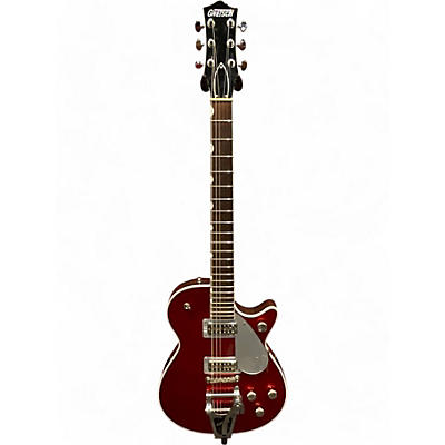 Gretsch Guitars Used Gretsch Guitars G6129T Pe Jet Raw RED SPARKLE Solid Body Electric Guitar