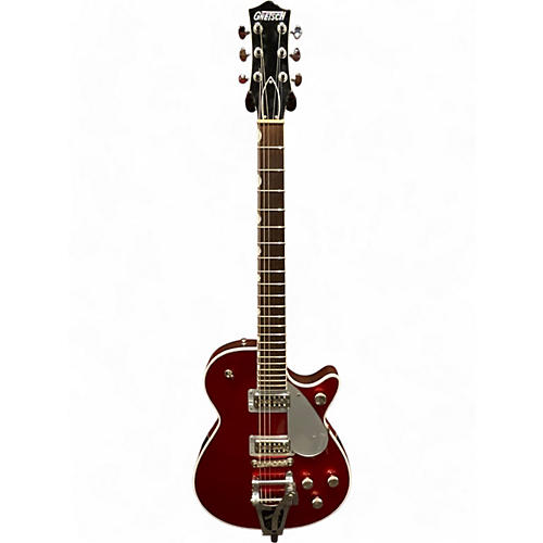 Gretsch Guitars Used Gretsch Guitars G6129T Pe Jet Raw RED SPARKLE Solid Body Electric Guitar RED SPARKLE