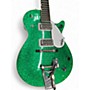 Used Gretsch Guitars G6129T Sparkle Jet with Bigsby GREEN SPARKLE Solid Body Electric Guitar GREEN SPARKLE