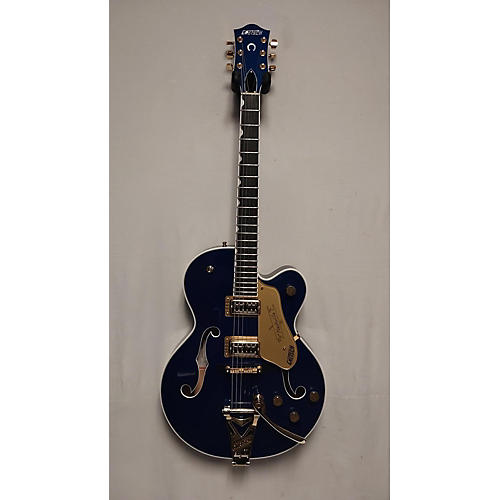 Gretsch Guitars Used Gretsch Guitars G6130TG-PE-AZM Blue Hollow Body Electric Guitar Blue